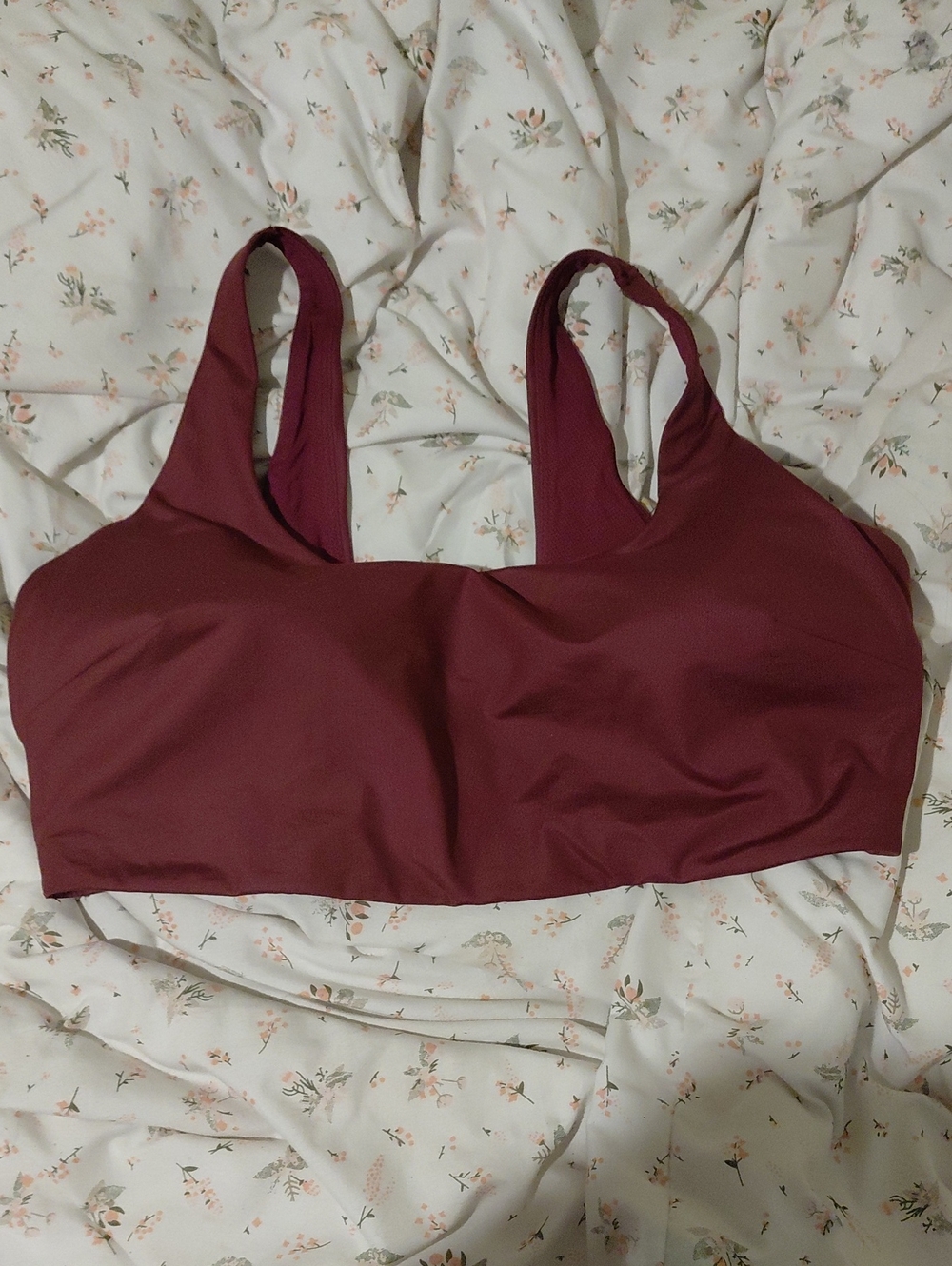 all in motion Wine-Colored Wireless Sports Bra